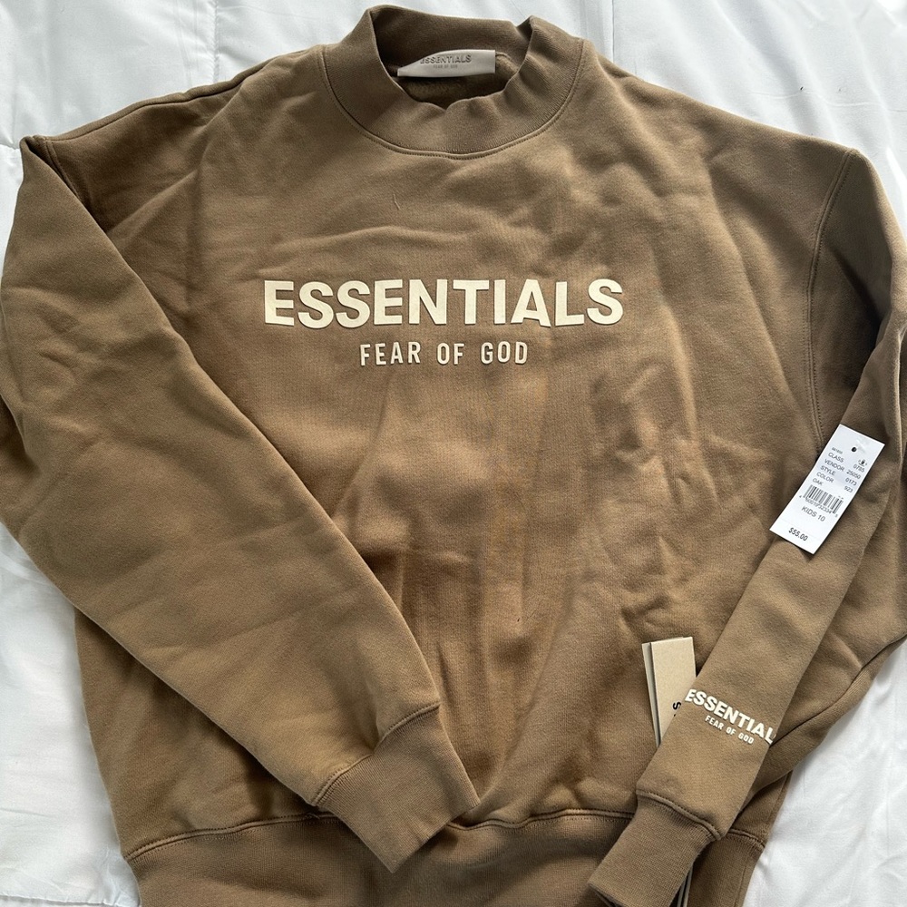 NWT Fear of God Essentials - Crewneck Sweatshirt